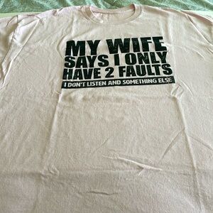 Men’s Graphic Tee 100% Cotton Pink XXL